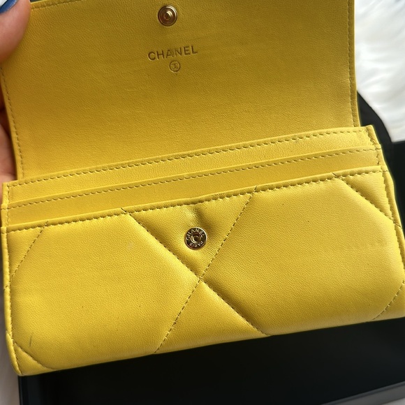 Chanel M-Medium Flap Wallet AG / Jaune - Picture 16 of 17
